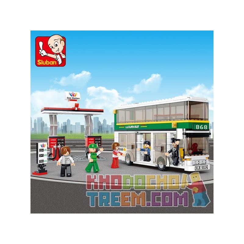SLUBAN M38-B0331 B0331 0331 M38B0331 38-B0331 non  XE BUÝT 2 TẦNG bộ đồ chơi xếp lắp ráp ghép mô hình City Thành Phố 403 khối SLUBAN M38-B0331 B0331 0331 M38B0331 38-B0331 non  XE BUÝT 2 TẦNG bộ đồ chơi xếp lắp ráp ghép mô hình City Thành Phố 403 khối