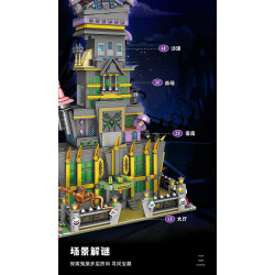 small angle JD145 Xếp hình lắp ráp ghép mô hình Cuộc phiêu lưu kỳ lạ Ngôi nhà ma ám được giải mã