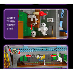 small angle JD145 Xếp hình lắp ráp ghép mô hình Cuộc phiêu lưu kỳ lạ Ngôi nhà ma ám được giải mã