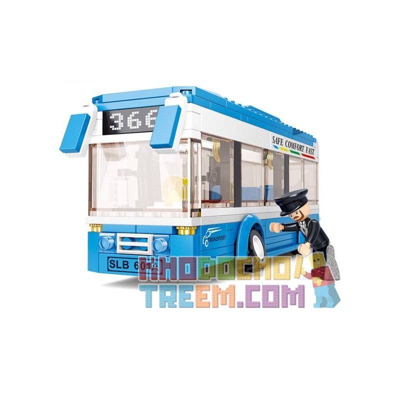 SLUBAN M38-B0330 B0330 0330 M38B0330 38-B0330 non  XE BUÝT bộ đồ chơi xếp lắp ráp ghép mô hình City Thành Phố 235 khối