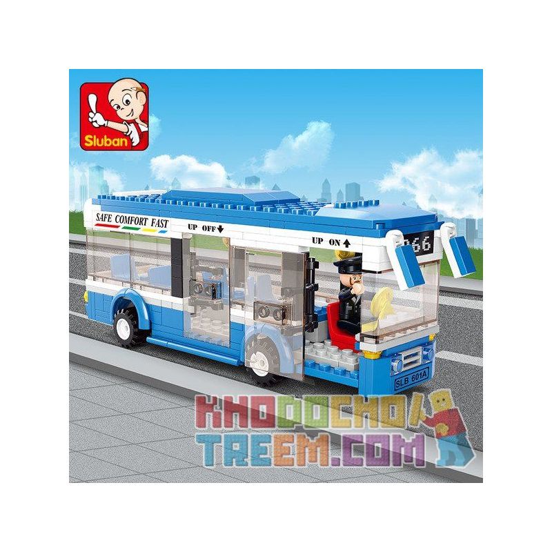 SLUBAN M38-B0330 B0330 0330 M38B0330 38-B0330 non  XE BUÝT bộ đồ chơi xếp lắp ráp ghép mô hình City Thành Phố 235 khối