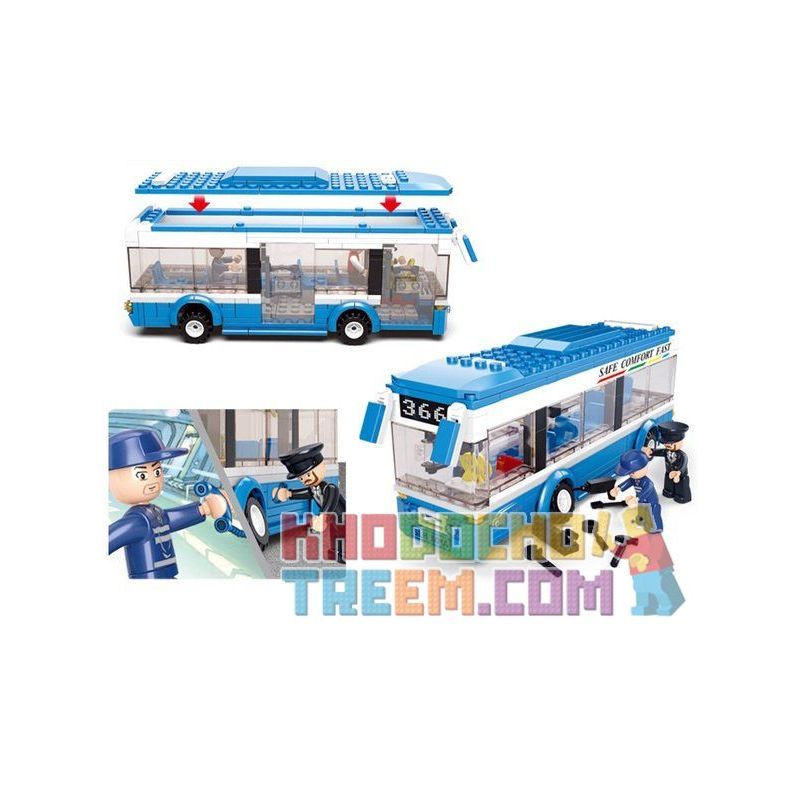 SLUBAN M38-B0330 B0330 0330 M38B0330 38-B0330 non  XE BUÝT bộ đồ chơi xếp lắp ráp ghép mô hình City Thành Phố 235 khối