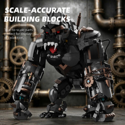YoLeXi 33135 Giant King Kong Xếp hình lắp ráp ghép mô hình Khỉ đột cơ khí