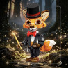 YoLeXi 33143 Fox Magician Xếp hình lắp ráp ghép mô hình nhà ảo thuật cáo váy đen