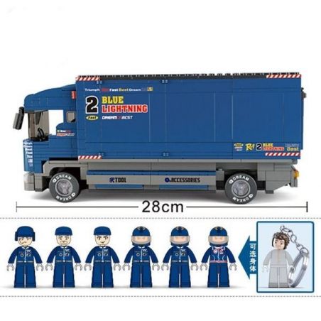 SLUBAN M38-B0357 B0357 0357 M38B0357 38-B0357 non  XE ĐUA F1 VÀ TẢI BẢO DƯỠNG bộ đồ chơi xếp lắp ráp ghép mô hình Speed Champions Racing Cars FORMULA CAR Đua Xe Công Thức 641 khối
