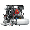 wisdom MG70 V6 Mechanical Engine Xếp hình lắp ráp ghép mô hình Động cơ Porsche 911