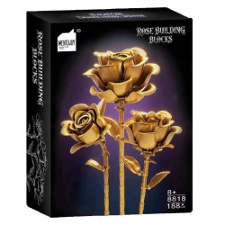 Mentojoy 8818 Xếp hình lắp ráp ghép mô hình hoa hồng
