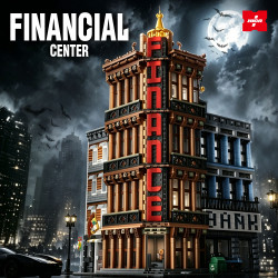 XIGA SJ1118 Financial Center Xếp hình lắp ráp ghép mô hình trung tâm tài chính