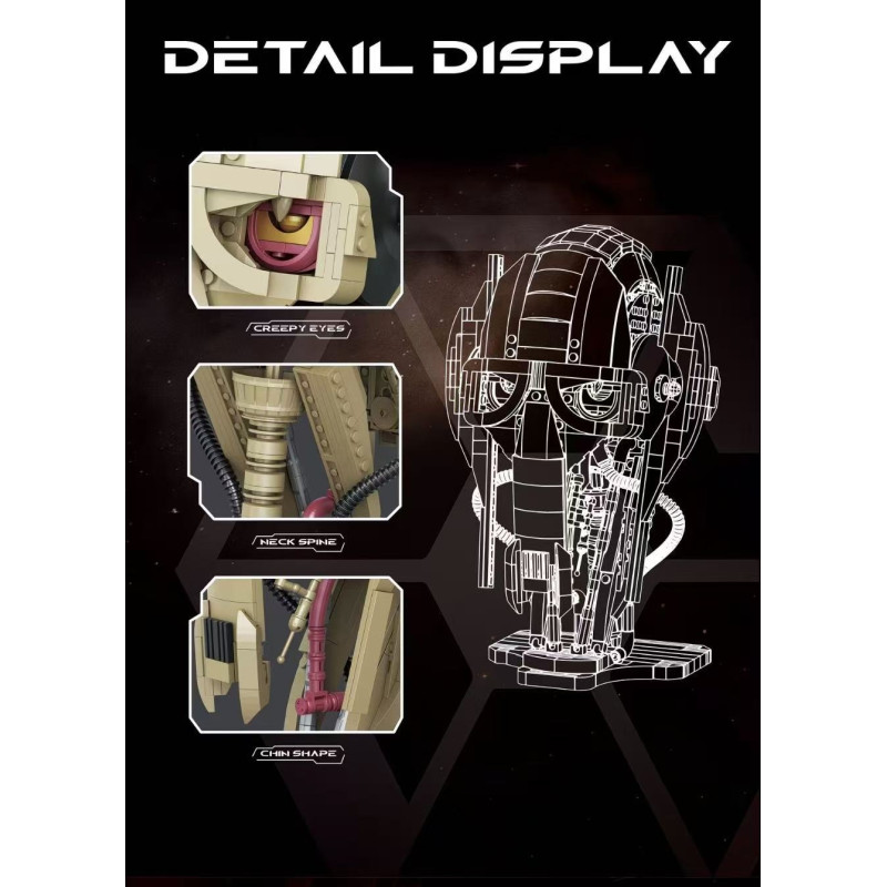 Amazing Block M902 General Grievous Xếp hình lắp ráp ghép mô hình Tướng quân đau buồn
