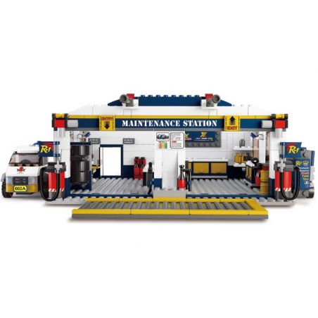 SLUBAN M38-B0356 B0356 0356 M38B0356 38-B0356 non  XE ĐUA F1 VÀ TRẠM BẢO DƯỠNG bộ đồ chơi xếp lắp ráp ghép mô hình Speed Champions Racing Cars FORMULA CAR Đua Xe Công Thức 741 khối