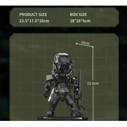 Amazing Block M922 Shadow Troops Xếp hình lắp ráp ghép mô hình Đội quân bóng tối