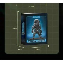 Amazing Block M922 Shadow Troops Xếp hình lắp ráp ghép mô hình Đội quân bóng tối