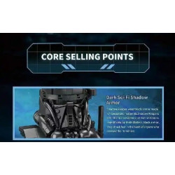 Amazing Block M922 Shadow Troops Xếp hình lắp ráp ghép mô hình Đội quân bóng tối
