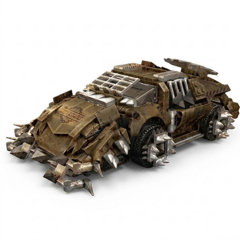 Souzosha F3605 Wasteland World War Vehicle Xếp hình lắp ráp ghép mô hình đất hoang chiến tranh thế giới đất hoang rỉ sét