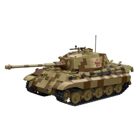 Tikka TK8004 Panzer VI Ausf.B Tiger II 124 Xếp hình lắp ráp ghép mô hình Xe tăng King Tiger B II