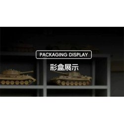 Tikka TK8004 Panzer VI Ausf.B Tiger II 124 Xếp hình lắp ráp ghép mô hình Xe tăng King Tiger B II