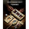 Tikka TK8004 Panzer VI Ausf.B Tiger II 124 Xếp hình lắp ráp ghép mô hình Xe tăng King Tiger B II