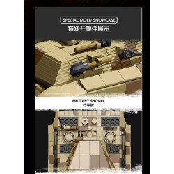 Tikka TK8004 Panzer VI Ausf.B Tiger II 124 Xếp hình lắp ráp ghép mô hình Xe tăng King Tiger B II