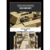 Tikka TK8004 Panzer VI Ausf.B Tiger II 124 Xếp hình lắp ráp ghép mô hình Xe tăng King Tiger B II