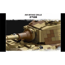 Tikka TK8004 Panzer VI Ausf.B Tiger II 124 Xếp hình lắp ráp ghép mô hình Xe tăng King Tiger B II