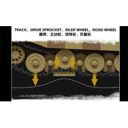Tikka TK8004 Panzer VI Ausf.B Tiger II 124 Xếp hình lắp ráp ghép mô hình Xe tăng King Tiger B II