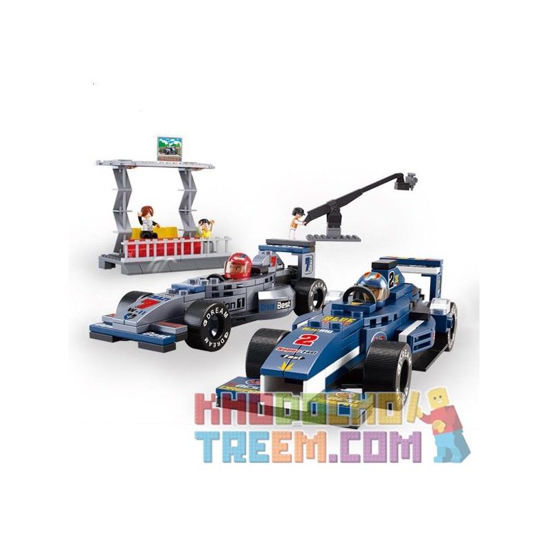 SLUBAN M38-B0355 B0355 0355 M38B0355 38-B0355 non  XE ĐUA F1 TRÊN ĐƯỜNG bộ đồ chơi xếp lắp ráp ghép mô hình Speed Champions Racing Cars FORMULA CAR Đua Xe Công Thức 300 khối