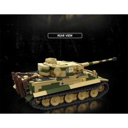 Tikka TK8003 PANZER VI TIGER S33 Xếp hình lắp ráp ghép mô hình xe tăng Fuhu