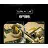 Tikka TK8003 PANZER VI TIGER S33 Xếp hình lắp ráp ghép mô hình xe tăng Fuhu