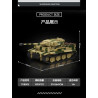 Tikka TK8003 PANZER VI TIGER S33 Xếp hình lắp ráp ghép mô hình xe tăng Fuhu