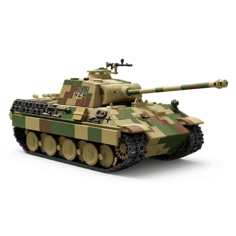 Tikka TK8002 PANZER V Xếp hình lắp ráp ghép mô hình Xe tăng Panther