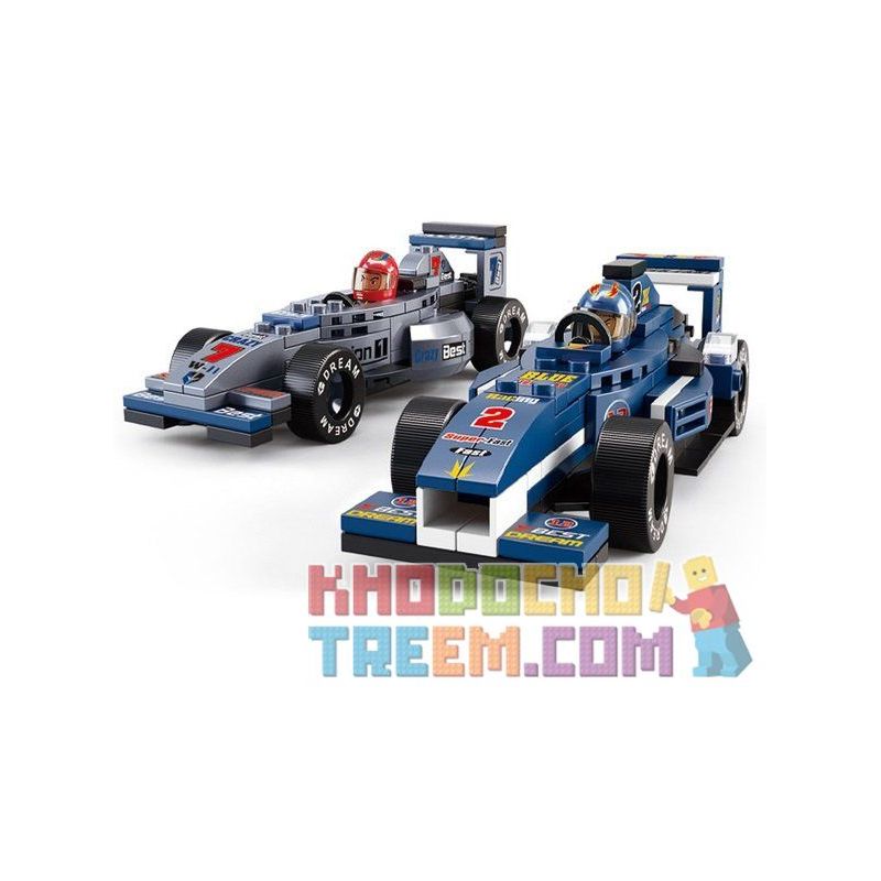 SLUBAN M38-B0355 B0355 0355 M38B0355 38-B0355 non  XE ĐUA F1 TRÊN ĐƯỜNG bộ đồ chơi xếp lắp ráp ghép mô hình Speed Champions Racing Cars FORMULA CAR Đua Xe Công Thức 300 khối