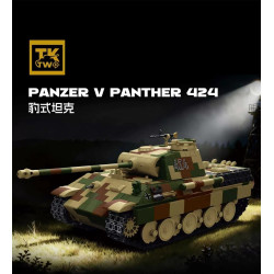 Tikka TK8002 PANZER V Xếp hình lắp ráp ghép mô hình Xe tăng Panther