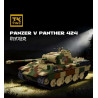 Tikka TK8002 PANZER V Xếp hình lắp ráp ghép mô hình Xe tăng Panther