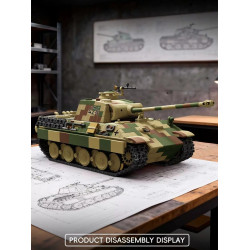 Tikka TK8002 PANZER V Xếp hình lắp ráp ghép mô hình Xe tăng Panther