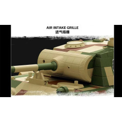 Tikka TK8002 PANZER V Xếp hình lắp ráp ghép mô hình Xe tăng Panther