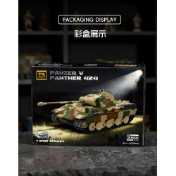 Tikka TK8002 PANZER V Xếp hình lắp ráp ghép mô hình Xe tăng Panther