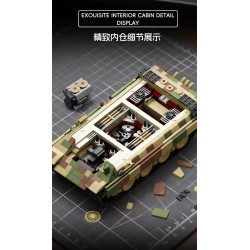 Tikka TK8002 PANZER V Xếp hình lắp ráp ghép mô hình Xe tăng Panther