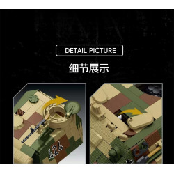 Tikka TK8002 PANZER V Xếp hình lắp ráp ghép mô hình Xe tăng Panther