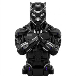 stack 16002 Black Panther Bust Xếp hình lắp ráp ghép mô hình bức tượng bán thân của con báo đen