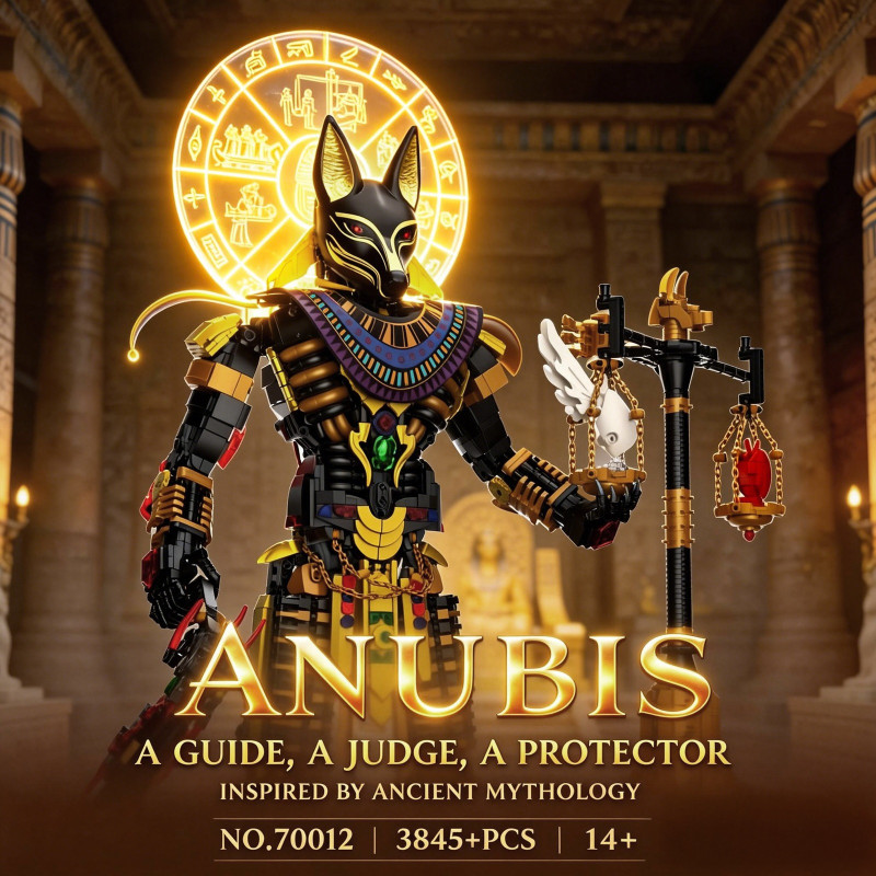 JMBricklayer 70012 Egypt Anubis Xếp hình lắp ráp ghép mô hình Anubis của Ai Cập