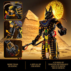 JMBricklayer 70012 Egypt Anubis Xếp hình lắp ráp ghép mô hình Anubis của Ai Cập