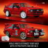 Mattel Brick Shop JLK39 Hot Wheels ’84 Audi Sport Quattro Xếp hình lắp ráp ghép mô hình Elite Hot Wheels 1984 Audi Sport 4WD 1:16