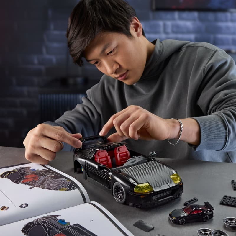 Mattel Brick Shop JKG40 Hot Wheels ’94 Toyota Supra Mkiv Xếp hình lắp ráp ghép mô hình Elite Hot Wheels 1994 Toyota Supra Mkiv 1:16