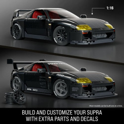 Mattel Brick Shop JKG40 Hot Wheels ’94 Toyota Supra Mkiv Xếp hình lắp ráp ghép mô hình Elite Hot Wheels 1994 Toyota Supra Mkiv 1:16