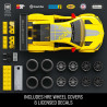 Mattel Brick Shop JKR19 Hot Wheels ’20 Corvette C8.R Xếp hình lắp ráp ghép mô hình Hot Wheels hạng tốc độ 2020 Chevrolet Corvette C8.R 1:32