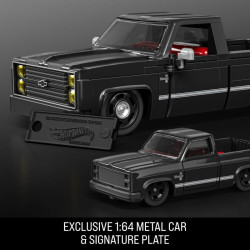 Mattel Brick Shop JKG42 Hot Wheels ’83 Chevy Silverado Xếp hình lắp ráp ghép mô hình Speed ​​Class Hot Wheels 1983 Chevrolet Silverado 1:32