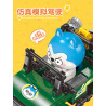 Femibox S5457 Xếp hình lắp ráp ghép mô hình 4 loại phương tiện của Ha Xiaolang: Máy bay đưa đón Ke Xiaoping, xe thể thao mui trần Gia Cát Shuangshuang, xe tăng Xie Xiaohei, xe phiêu lưu Ha Xiaolang