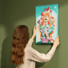 Bubble Mart P50006 Lost Triceratops Xếp hình lắp ráp ghép mô hình Bức tranh Triceratops thất lạc của MOLLY