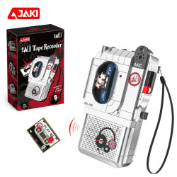 JAKI KJ054 Saw Tape Recorder Xếp hình lắp ráp ghép mô hình Saw: Máy ghi âm