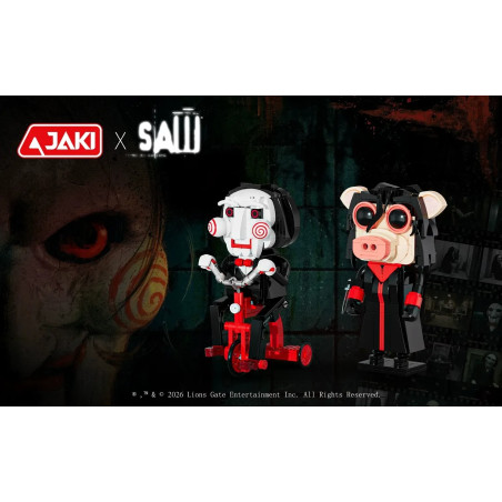 JAKI KJ055 Billy The Puppet Xếp hình lắp ráp ghép mô hình Cưa: Billy